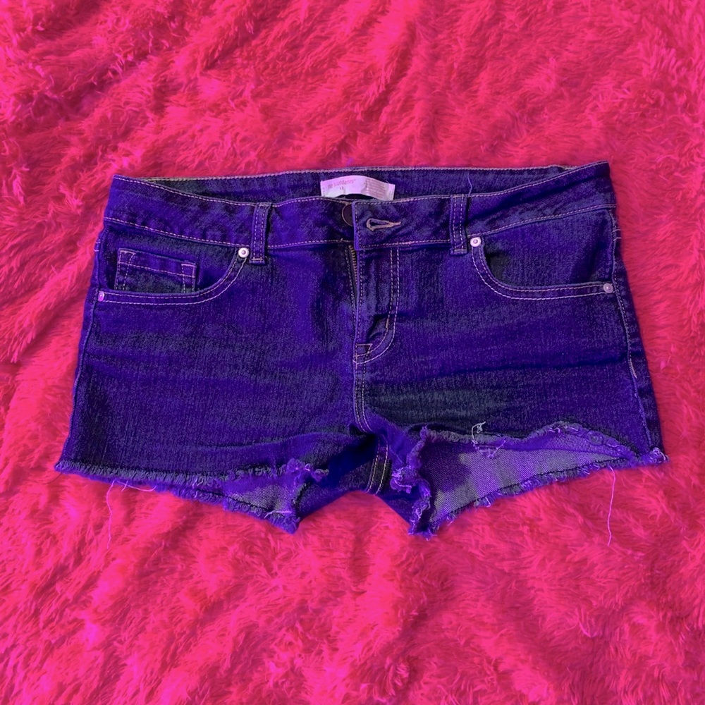 Dark blue Jean booty shorts